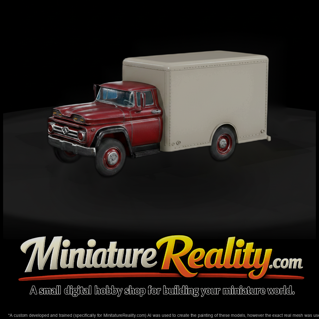 Classic Box Delivery Truck 2