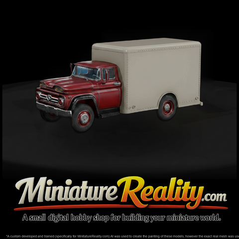 Classic Box Delivery Truck 2