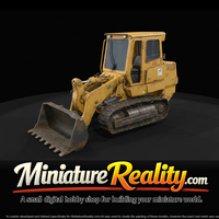 Liebherr LR 614 Litronic Crawler Crane miniature, three-quarter view — thumbnail 3