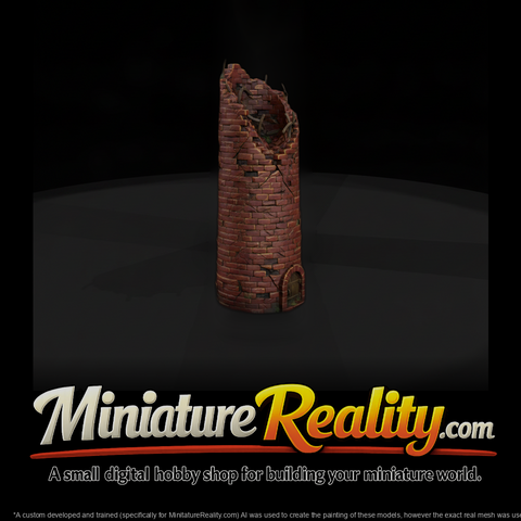 Damaged Brick Chimney