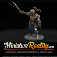 Armored Human Fighter with Sword — thumbnail 1