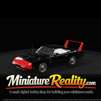 1969 Dodge Charger Daytona Mk II HEMI - Detailed Interior miniature, three-quarter view — thumbnail 3