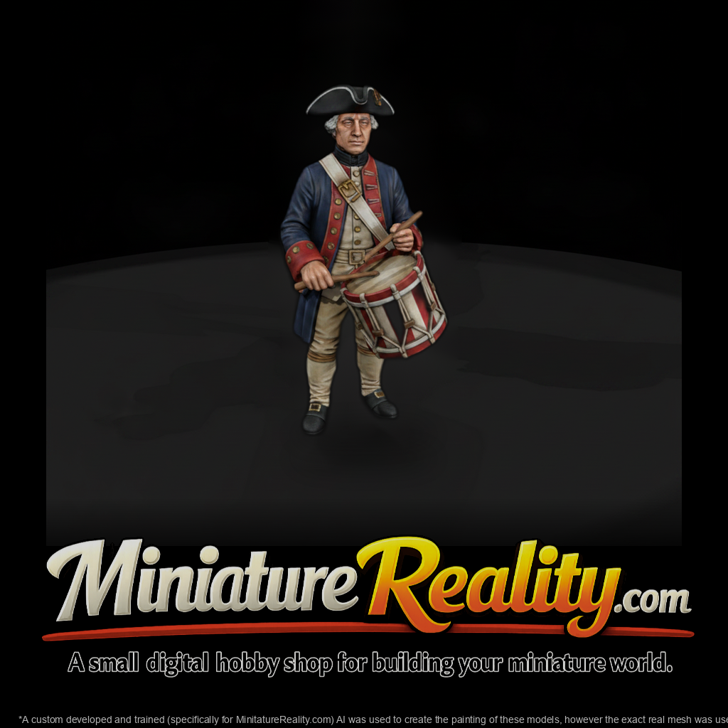 Hist 0241 Revolutionary Drummer Miniature Figure