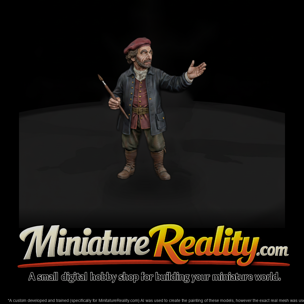 Hist 0123 Historical Rembrandt Miniature Figure