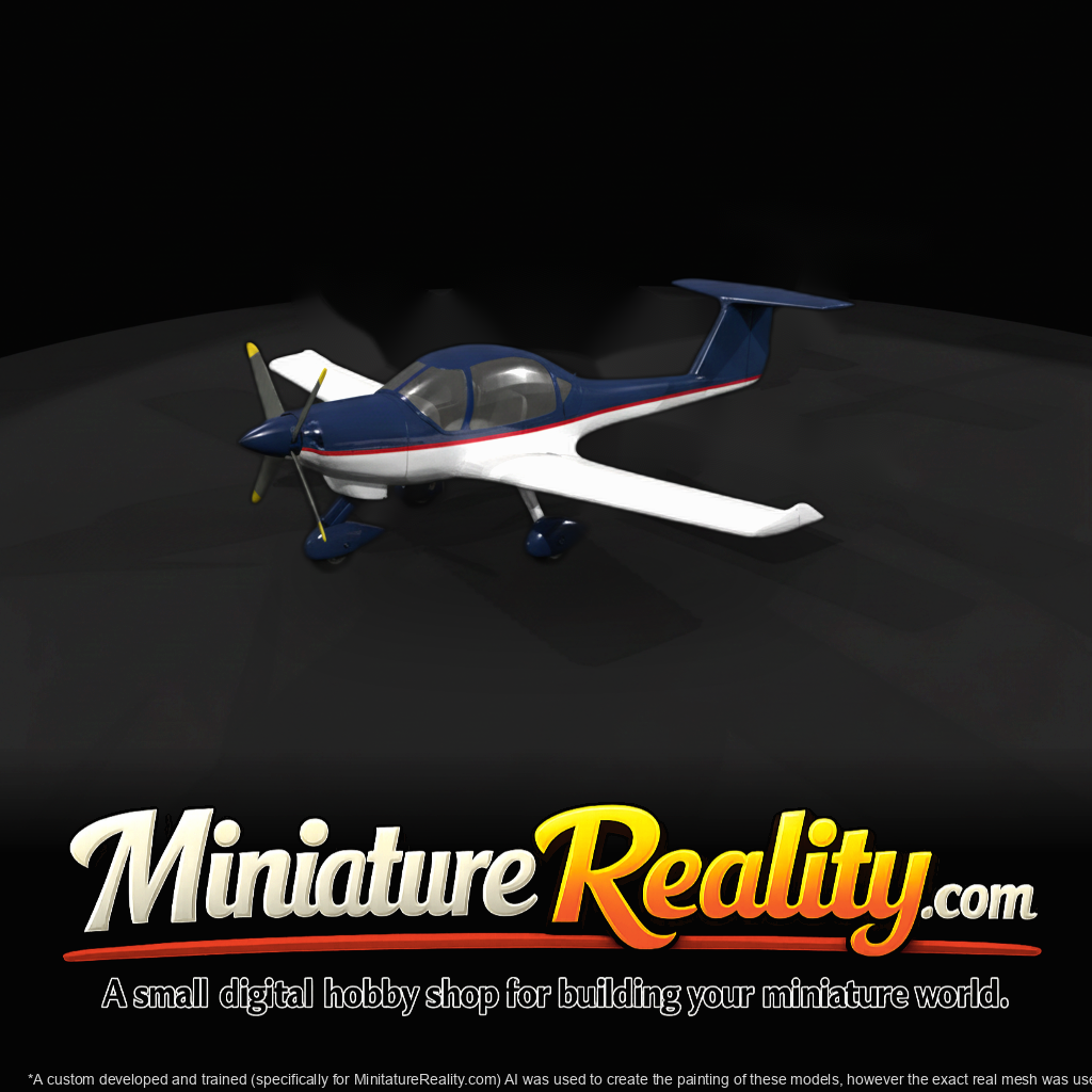 Diamond DA20 Katana Airplane Model