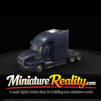 Mack Anthem Sleeper Cab miniature, three-quarter view — thumbnail 3