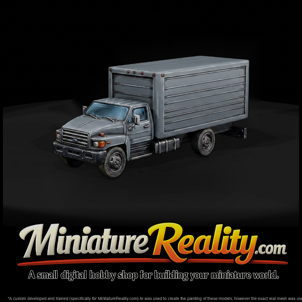 Medium Box Truck — Base Mesh
