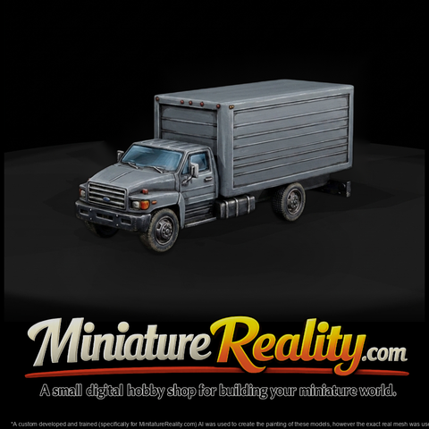 Medium Box Truck — Base Mesh