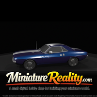 1970 Dodge Challenger miniature, three-quarter view — thumbnail 3