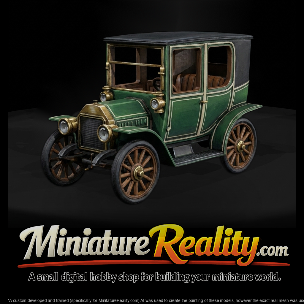 Brass-Era Sedan Model — Vintage Car
