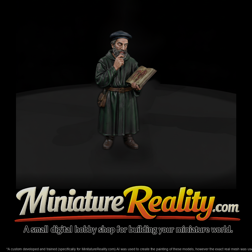 Hist 0219 Renaissance Anatomist Miniature Figure