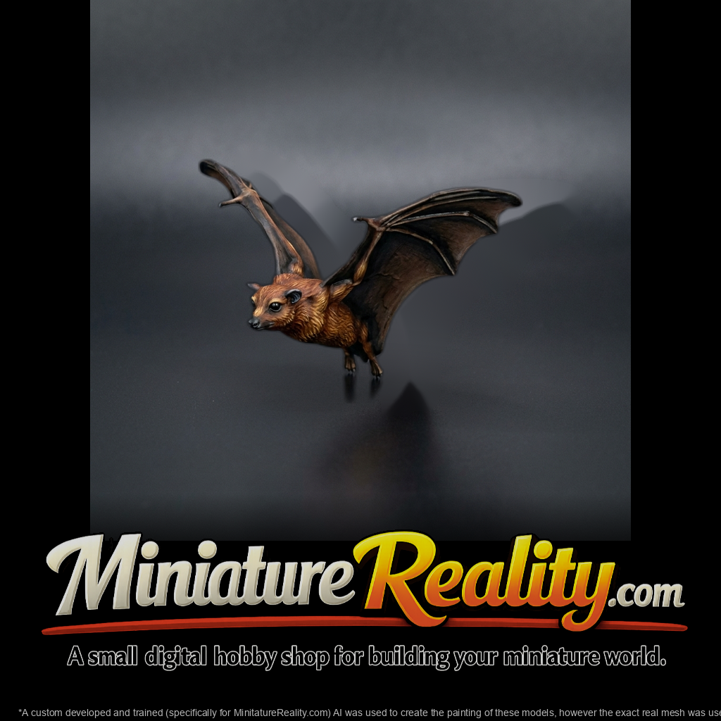 Flying Fox (Fruit Bat) — Realistic