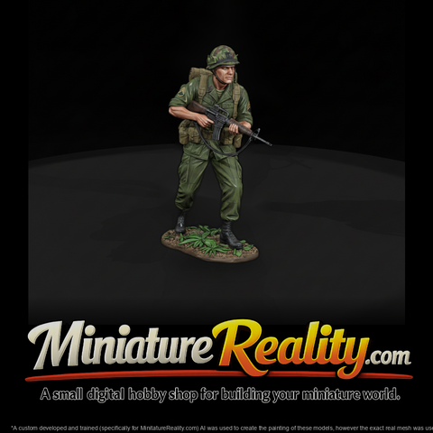Vnh 059 United States Army Infantryman Village Swe