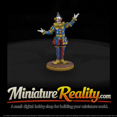 Cir 006 Performer Whiteface Clown