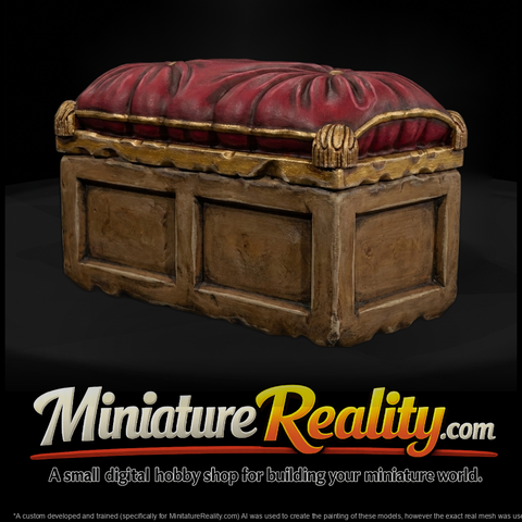 Tufted Cushion Treasure Chest