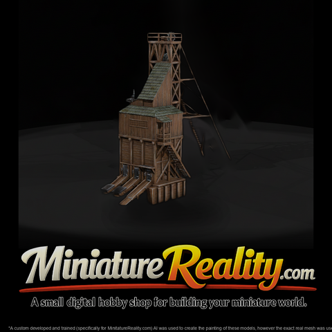 Timber Mine Tipple and Headframe