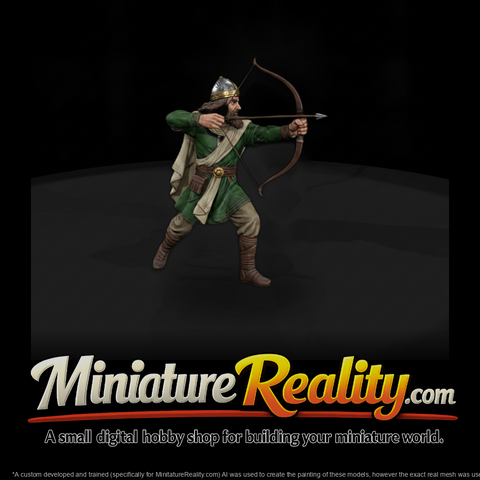 Myth 0394 Mythology Arash The Archer Miniature Fig