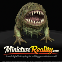 Sludge Prowler Swamp miniature, three-quarter view — thumbnail 3