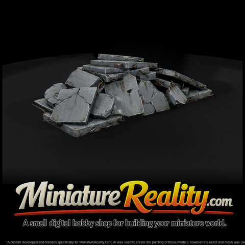 Concrete Rubble Pile with Exposed Rebar — Terrain
