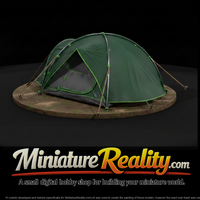 Green Dome Camping Tent with Guy Lines — thumbnail 1