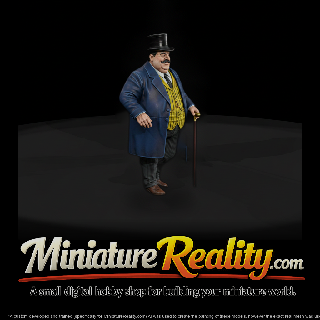 Victorian Gentleman With Cane 3