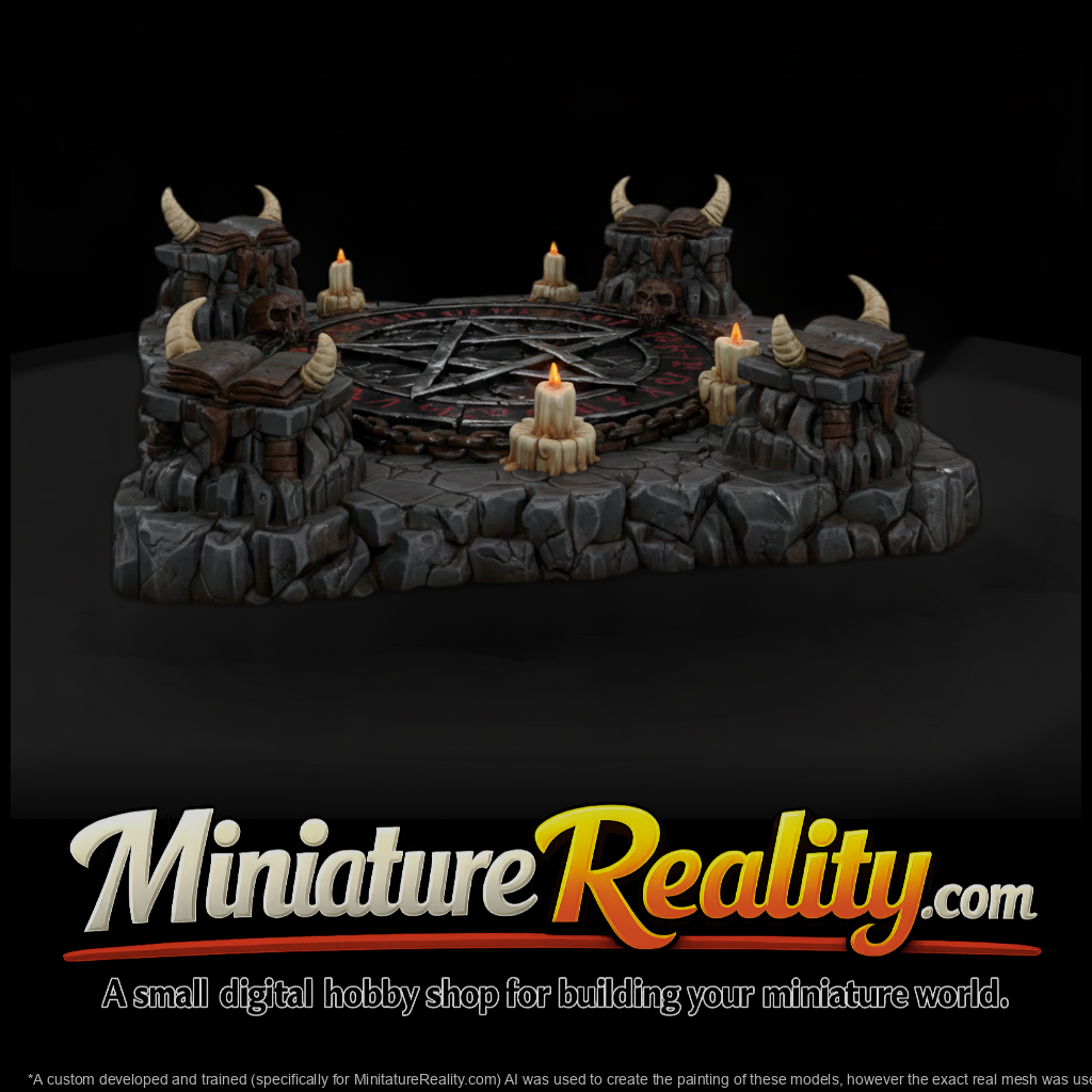 Summoning Circle Ritual Floor Tile