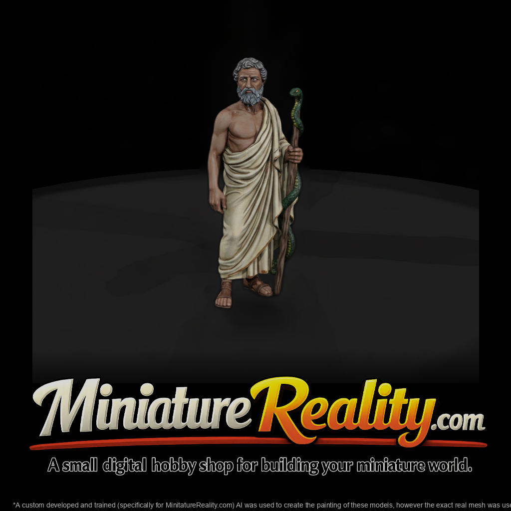 Myth 0304 Mythology Asclepius Miniature Figure