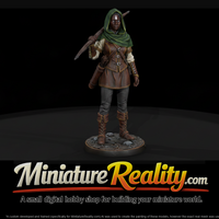 Hooded Ranger Archer with Longbow — thumbnail 1