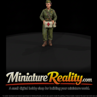 WW2 USAAF 025 wwii-u-s-army-air-forces-flight-nurse-medical-technician-fig miniature, three-quarter view — thumbnail 1