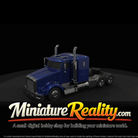 Kenworth T800H Factory Flat-Top miniature, three-quarter view — thumbnail 2