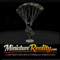 Special Forces Paratrooper Under Canopy — thumbnail 1