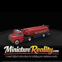 Auburn Fire Department Fire Truck miniature, three-quarter view — thumbnail 4