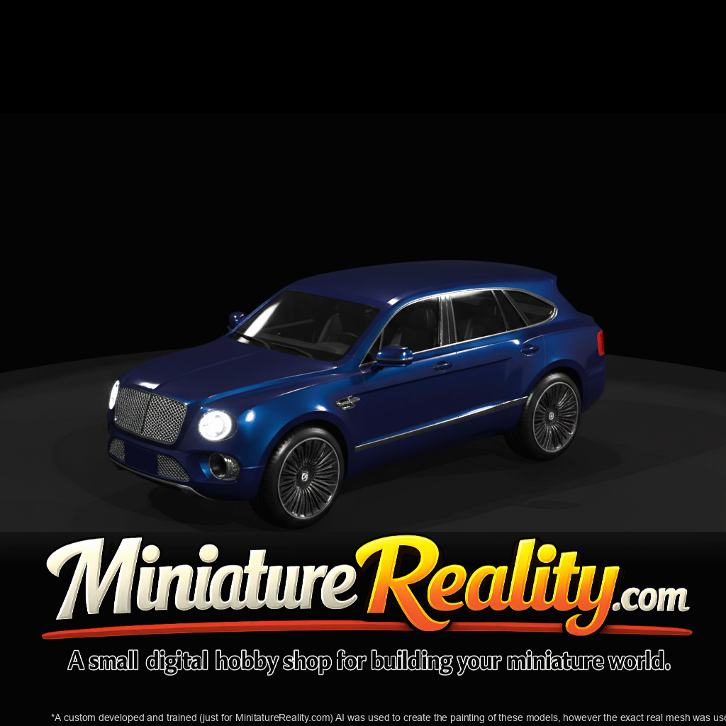 Bentley EXP 9 F Concept SUV miniature, three-quarter view