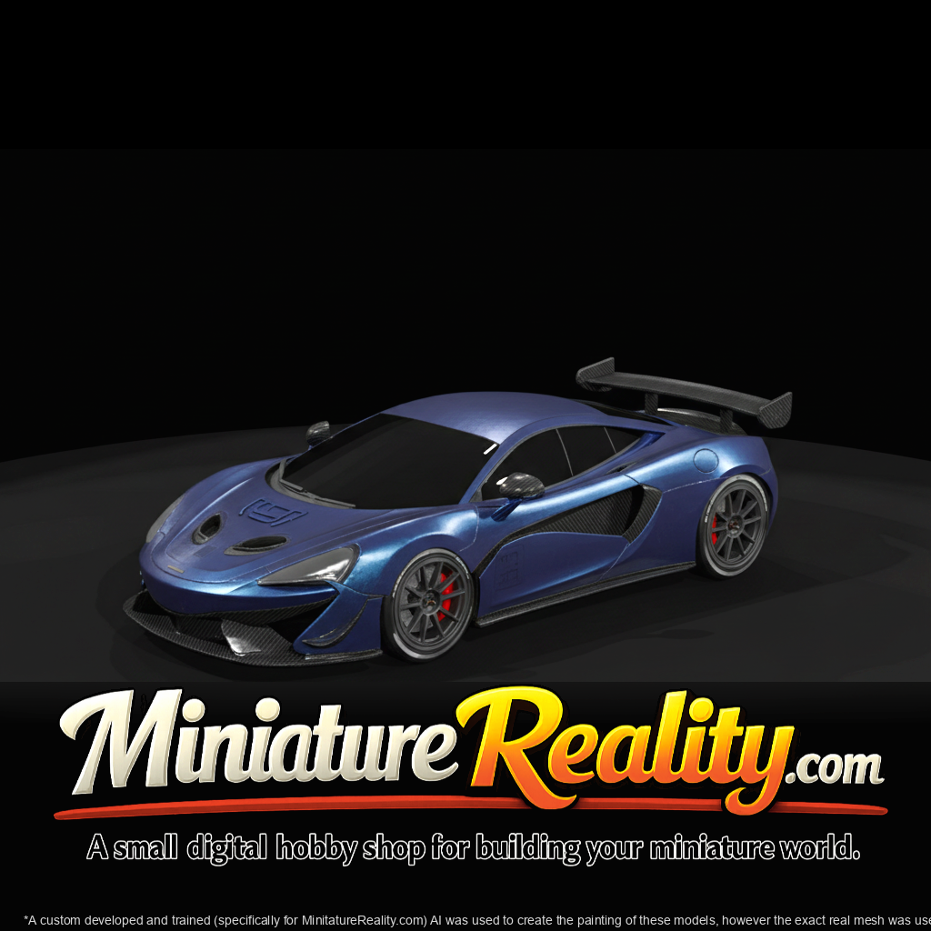 McLaren 570S GT4 (2016) miniature, three-quarter view