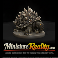 Briar Tortoise Spiked Shell Beast miniature, three-quarter view — thumbnail 1