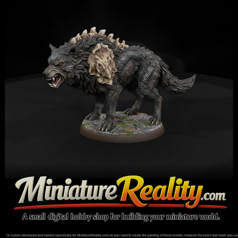 Bone-Plated Dire Wolf