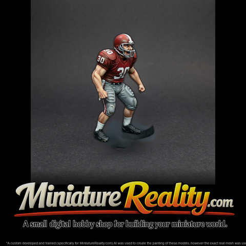 College Football Player Celebrating
