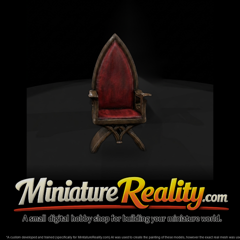 Gothic Fantasy Throne Chair