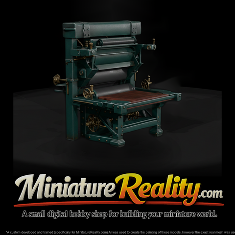 Antique Cast-Iron Printing Press