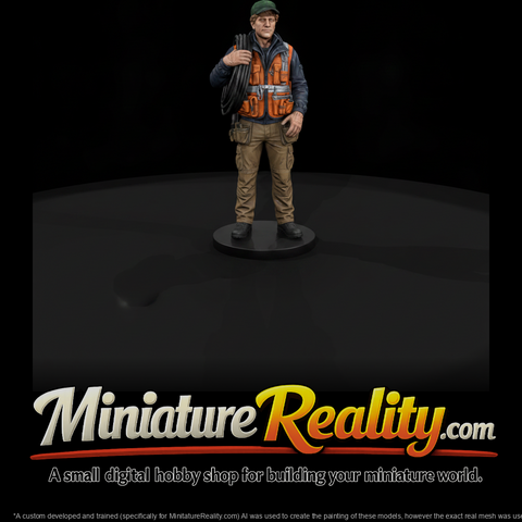 Film Crew Cable Wrangler miniature, three-quarter view