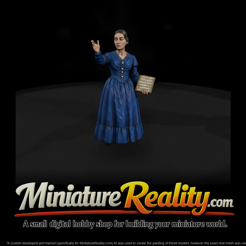 Hist 0163 Historical Clara Schumann Miniature Figu