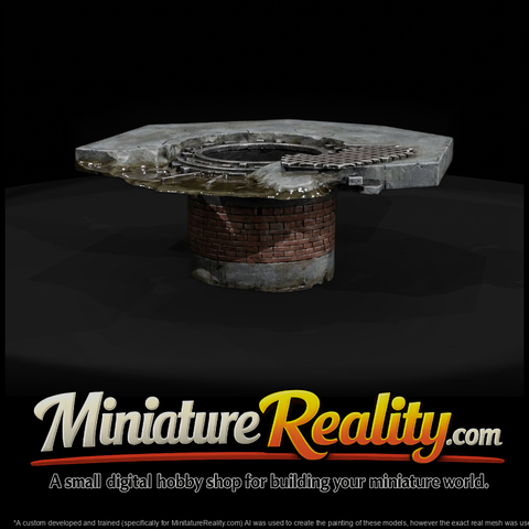 Broken Manhole Cover & Cracked Pavement — Urban Scatter