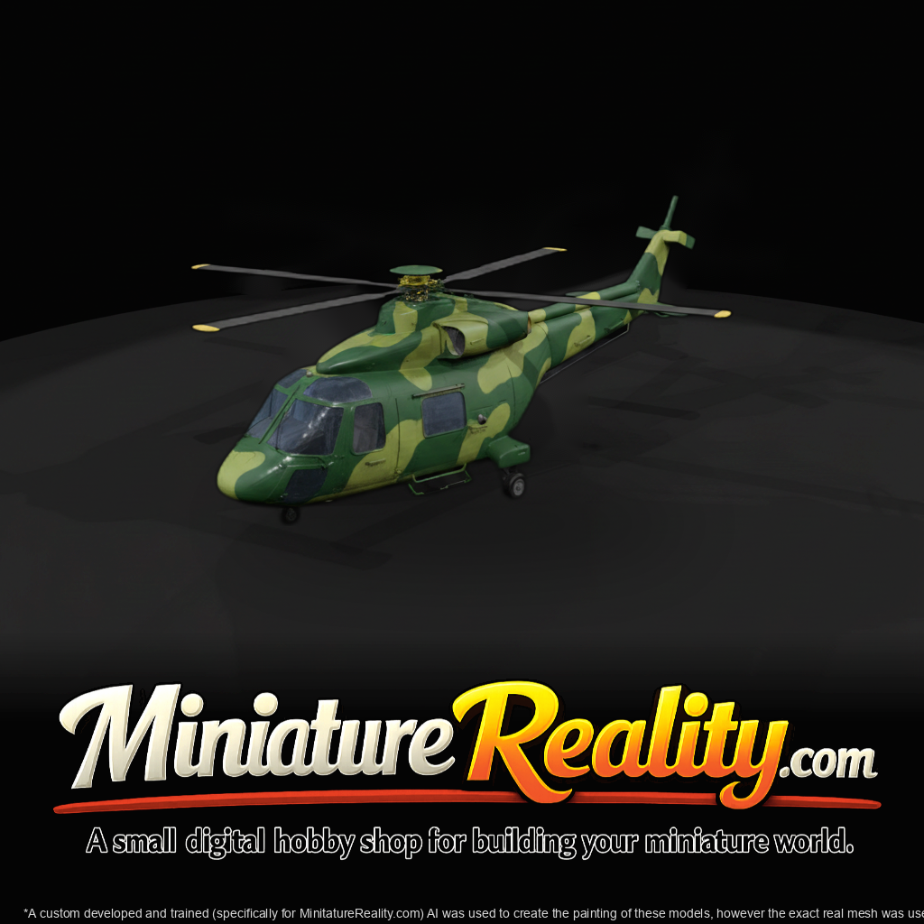 Sikorsky S-76 Spirit Helicopter Model