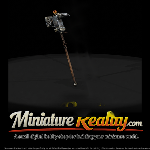 Stylized Fantasy War Hammer