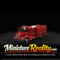 Kenworth T370 Pumper - Fire Truck miniature, three-quarter view — thumbnail 3