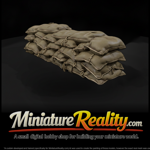 Sandbag Wall Straight