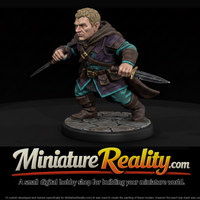 Halfling Rogue with Twin Daggers — thumbnail 1