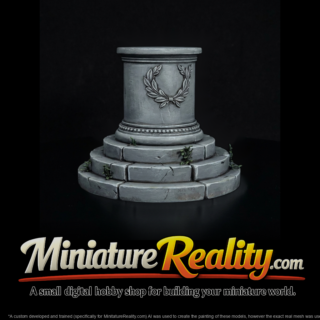 classical-column-pedestal-with-laurel-wreath-953987