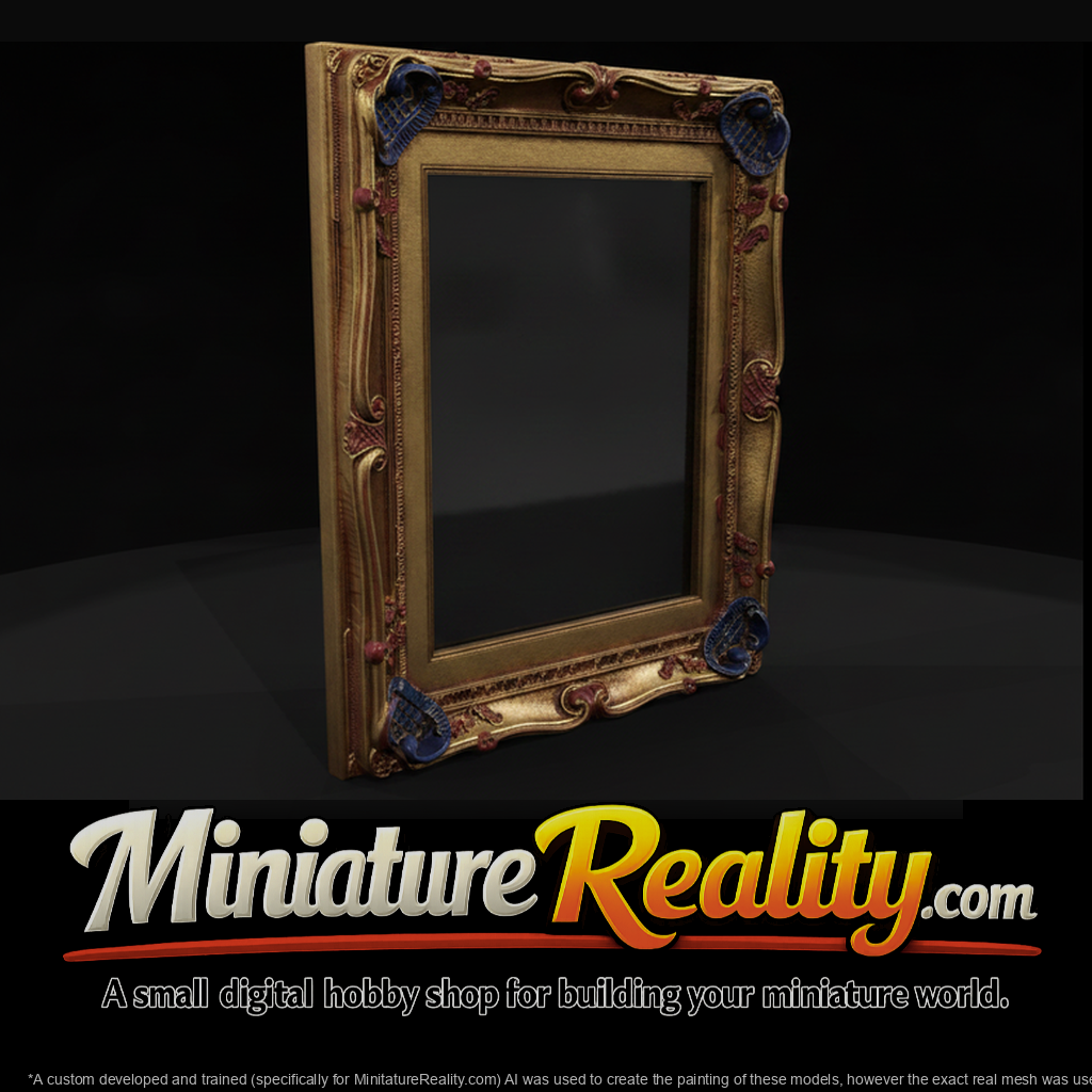 Ornate Baroque Carved Picture Frame