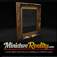 Ornate Baroque Carved Picture Frame — thumbnail 1